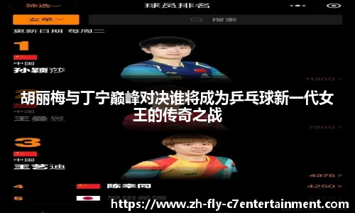 胡丽梅与丁宁巅峰对决谁将成为乒乓球新一代女王的传奇之战