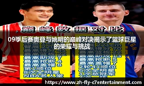 09季后赛奥登与姚明的巅峰对决揭示了篮球巨星的荣耀与挑战